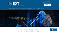 Desktop Screenshot of idtbanking.com
